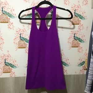 Lululemon purple racer back tank size 6
